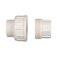 PVC Barrel Union Coupling 15mm (1/2")