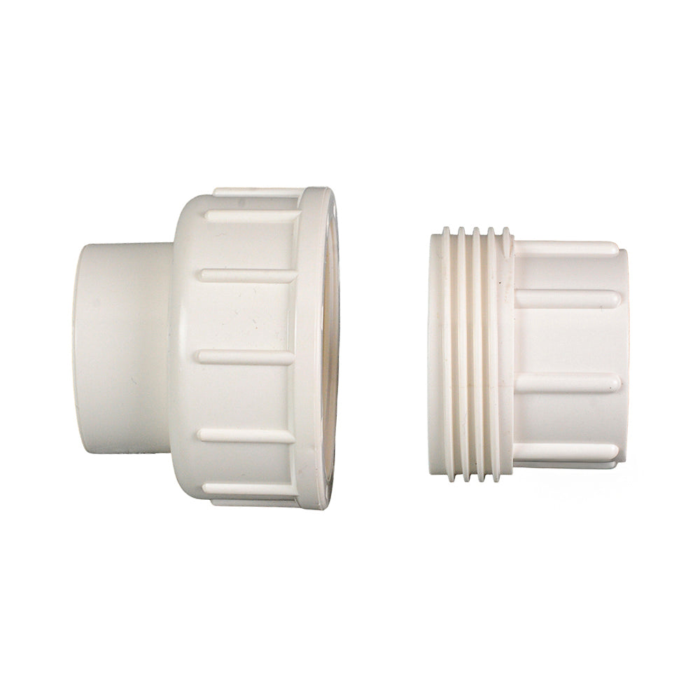 PVC Barrel Union Coupling 15mm (1/2")