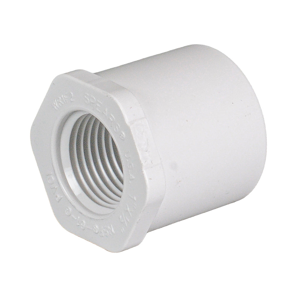 PVC Threaded Bush Reducing 20 mm x 15 mm (3/4" x 1/2")