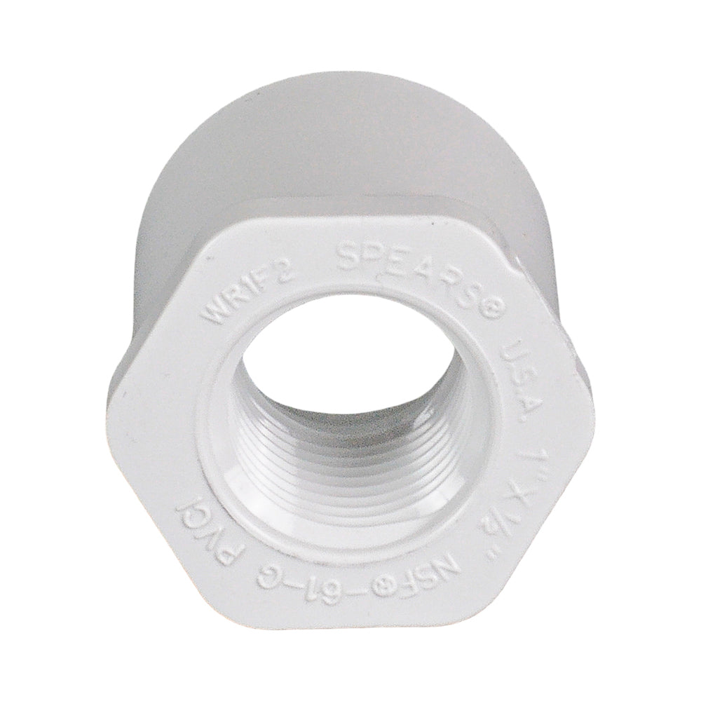 PVC Threaded Bush Reducing 20 mm x 15 mm (3/4" x 1/2")