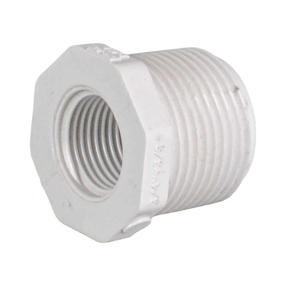 PVC Threaded Bush Reducing Female x Male 15 mm x 10 mm