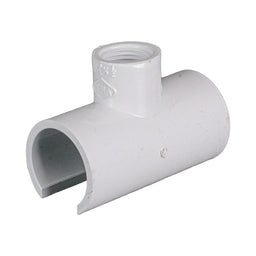 PVC Pressure Snap-On Faucet Tee 25mm x 15mm (1" x 1/2")