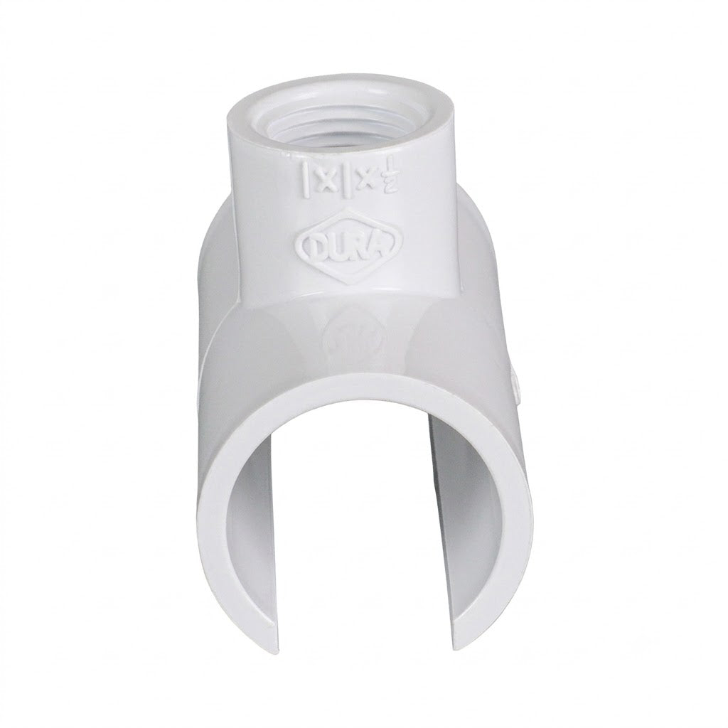 PVC Pressure Snap-On Faucet Tee 25mm x 15mm (1" x 1/2")