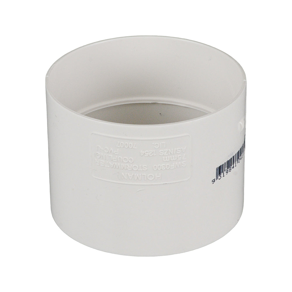 Stormwater Plain Coupling 75 mm