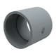 RACCORD dark grey PVC straight coupling