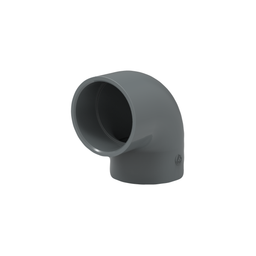 RACCORD dark grey PVC 200mm 90 degree elbow