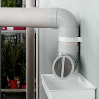 Rain Harvesting Overflow Flap Valve with Vented Screen 90mm