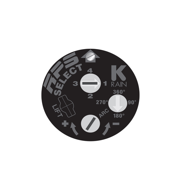 Sprinkler K-Rain RPS K5 Select Gear Drive 4" Pop up (Radius 10m - 14m)