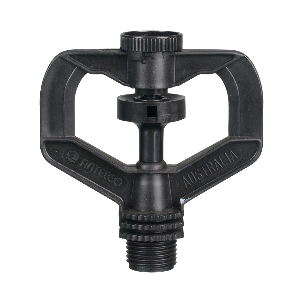 Butterfly Sprinkler rotor max plastic 3.2mm Black Nozzle 1/2" BSPM
