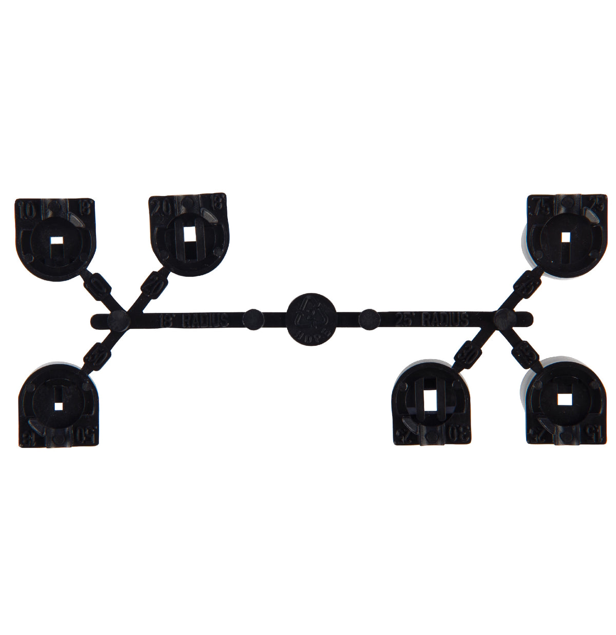 Hunter PGP/I20 Short Radius Black Nozzles (RACK OF 6) Radius 4.9m - 7 ...
