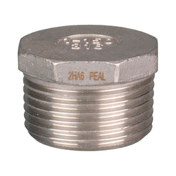 Stainless Steel 316 Hex Plug 15mm (1/2") BSP