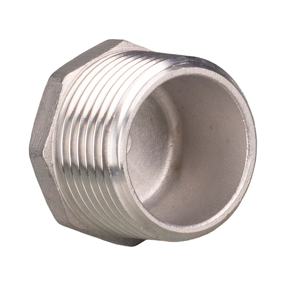 Stainless Steel 316 Hex Plug 20mm (3/4") BSP