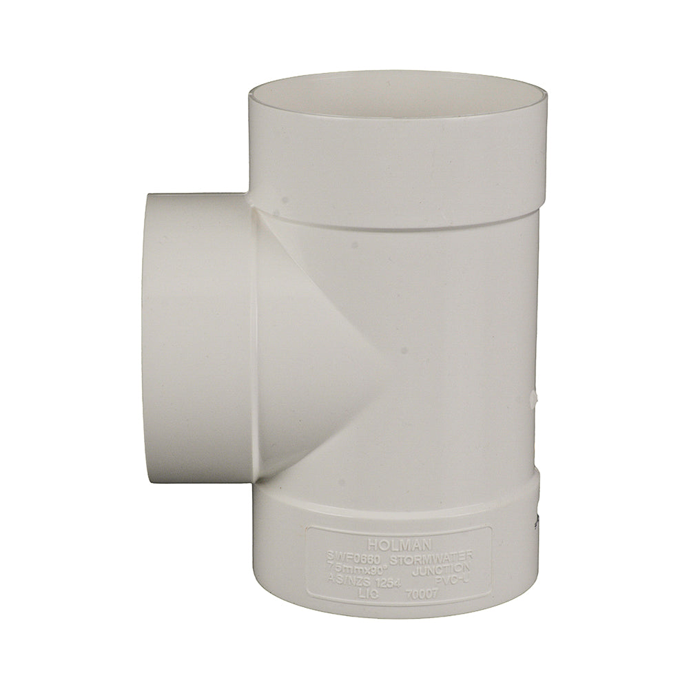 Stormwater Plain Tee 75 mm