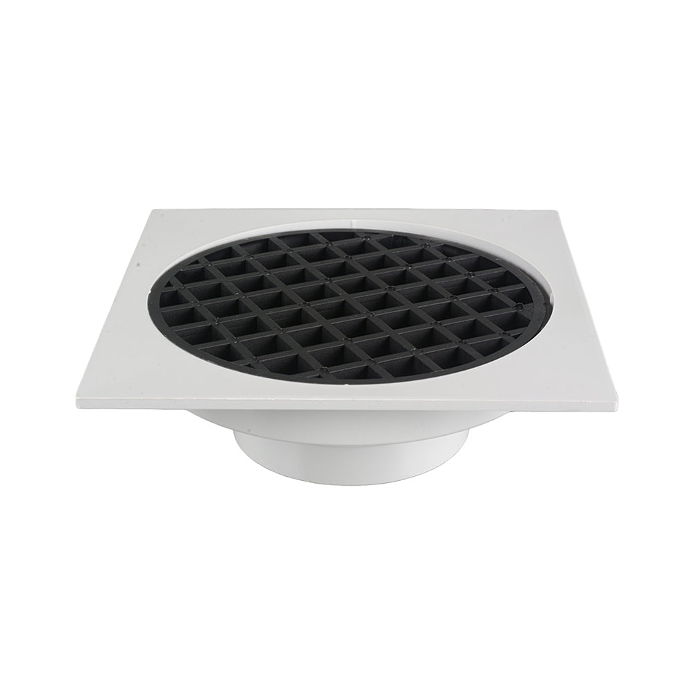 Stormwater Finishing Collar and Grate Square 150mm x 150mm to 90mm Into Pipe
