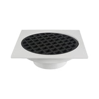 Stormwater Finishing Collar and Grate Square 150mm x 150mm to 90mm Into Pipe
