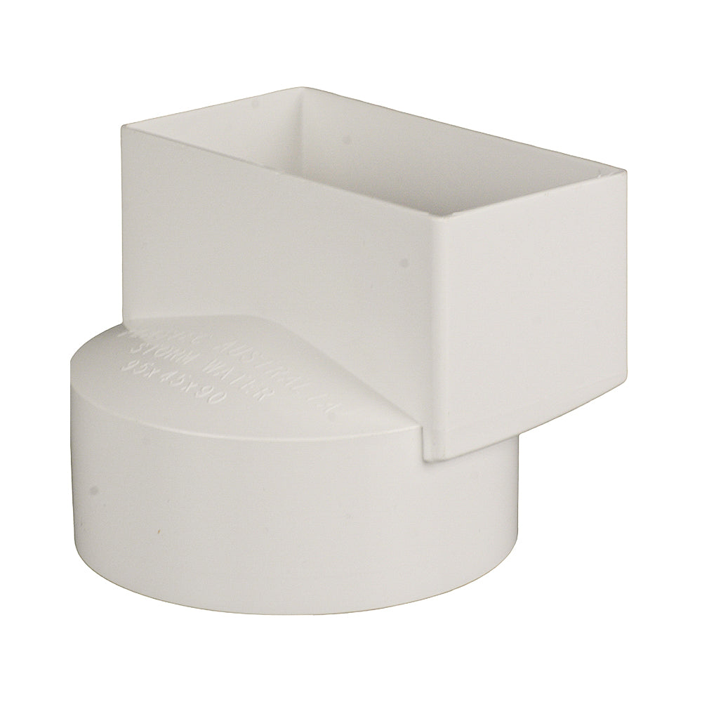 Stormwater Downpipe Adaptor 95mm x 45mm to 90mm