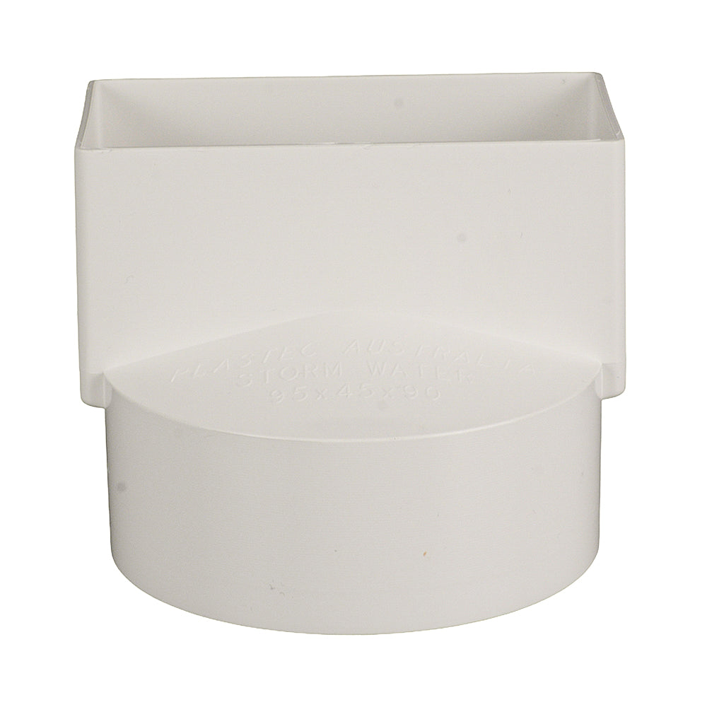 Stormwater Downpipe Adaptor 95mm x 45mm to 90mm