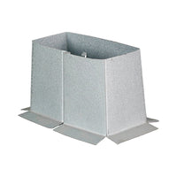 Stormwater Downpipe Pop Rectangle (Zinc) 100mm x 50mm (1958Z)