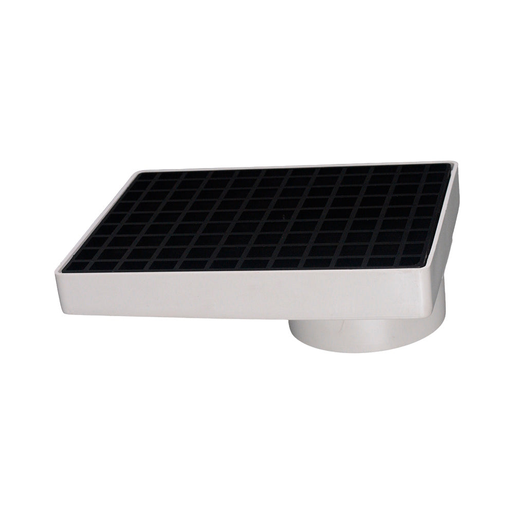 Stormwater Finishing Collar and Grate Rectangle 190mm x 150mm to 90mm Pipe