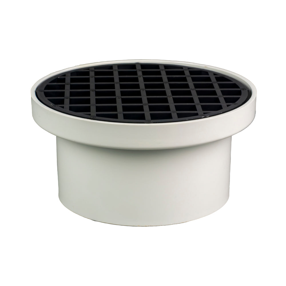 Stormwater Finishing Collar and Grate Round 150mm to 90mm Into Pipe