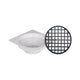 Stormwater Finishing Collar and Grate Square 150mm x 150mm to 90mm Into Pipe