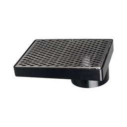Stormwater Finishing Collar and Grate Rectangle S/S 190mm x 150mm x 90mm in to Pipe