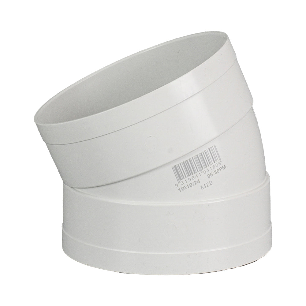 Stormwater Elbow 22° FF 75mm