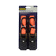 Tools SYNECO S Hook Tie Down Ratchet Set Green/Orange 25mm x 4.5m - 2 Pack