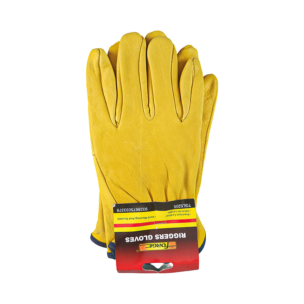 Forge Leather Riggers Gloves 25cm Length