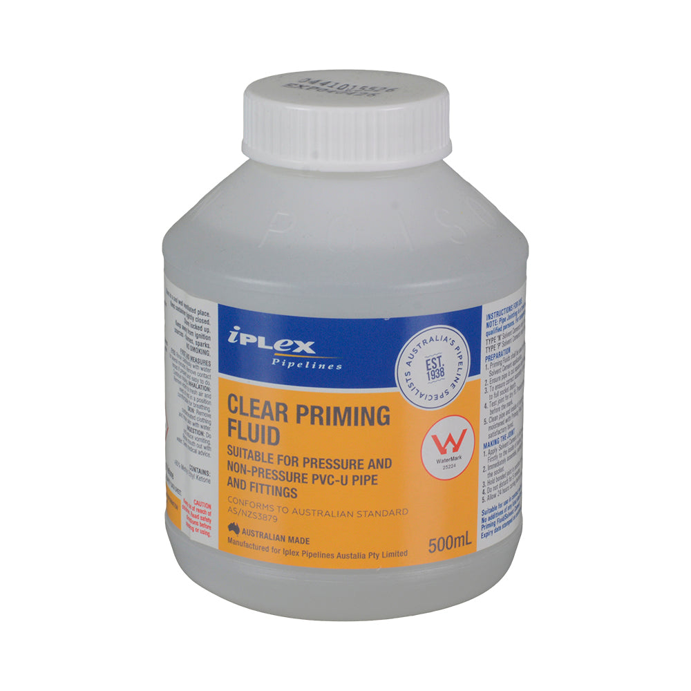 Tools PVC Priming Fluid Clear 500 ml