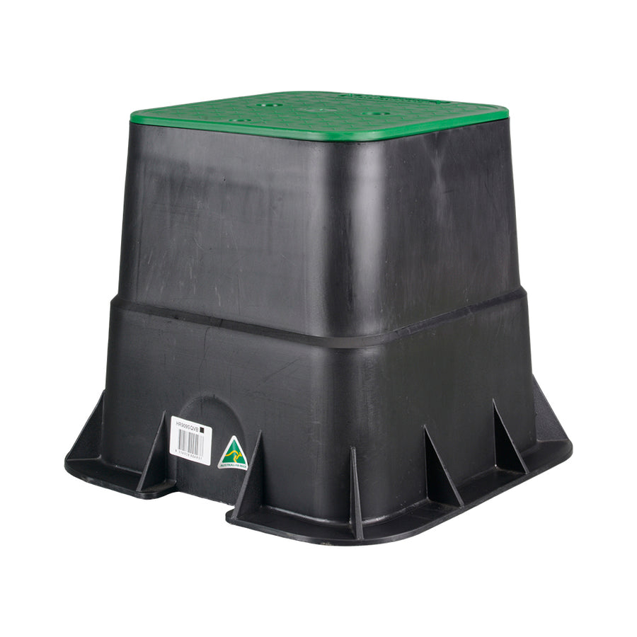 Valve Box -D- Square Domestic LD (215mm L x 215mm W x 260mm D) - Perth ...