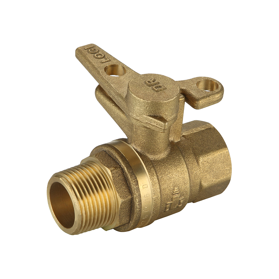 Valve Ball Brass Inline Lockable 25mm (1")