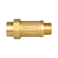 Brass Dual Check Valve/ Backflow Preventer MF 25mm