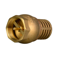 Valve Foot Brass 100mm (4")